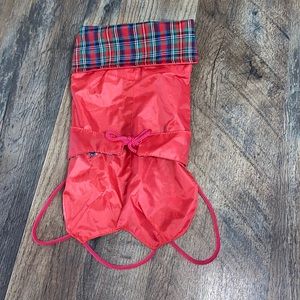 Penn-Plax Red & Tartan Dog Coat Size XS-Small